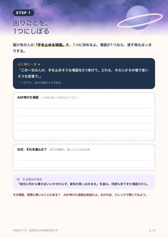 STEP1のページ